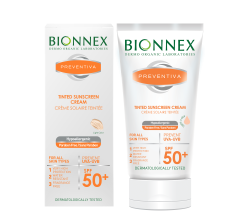 Bionnex Preventiva Tinted Sunscreen Cream SPF 50+ 50 ml