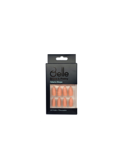 Belle Press On Nails -(Peach) Matte Apricot