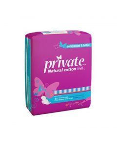 Sanita Feminine Tri Fold Private Maxi Pocket Super Napkins 30 Pads