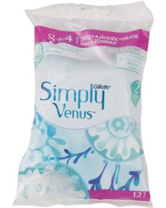 Gillette Simply Venus Disposable Razor for Women Set of 12 Pieces