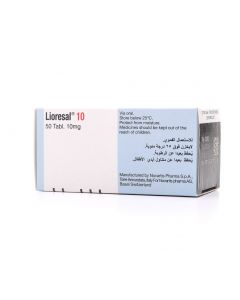 Lioresal 10 mg Tablet 50 Pcs