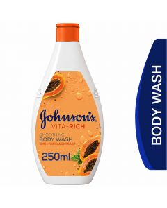 Johnson Vita-Rich Smoothing Body wash with papaya extract 250ml