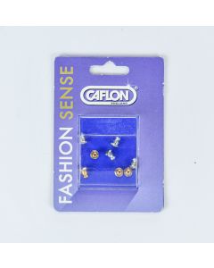 Caflon Hypoallergenic Bullet Clutch Replacement Earring Back 4 pair pack