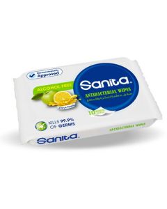 Sanita Anti-bacterial Wet Wipes 10 Sheets