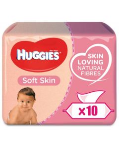 Huggies Soft Skin Baby Wipes 56 Wipes