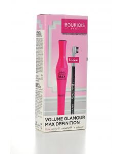 Bourjois Volume Glamour Max Definition Mascara 51 Max Black 10 ml + Sourcil