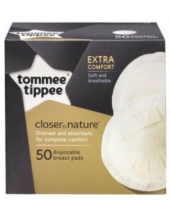 Tommee Tippee TT43123820 Closer to Nature Disposable Breast Pads 50 Pads