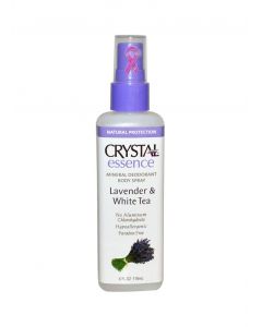 Crystal Essence Lavender and White Tea Deodorant Body Spray 118 ml