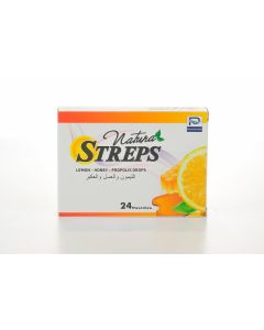 Natura Streps Lemon&Honey 24 Pas
