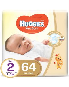 Huggies Extra care 2 newborn 4-6 kg 64 Diapers