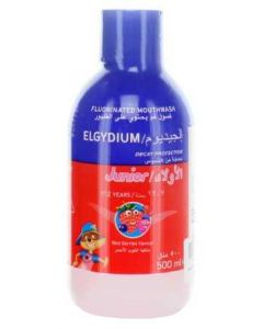 Elgydium Junior Decay Protection Mouthwash 7-12 Years 500 ml
