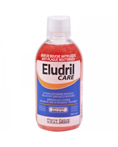 Eludril Care Anti-Plaque Mouthwash 500 ml