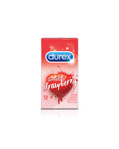 Durex Sensual Strawberry 12 Pcs