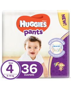 Huggies Pants Size 4, 9-14Kg 36 Diapers