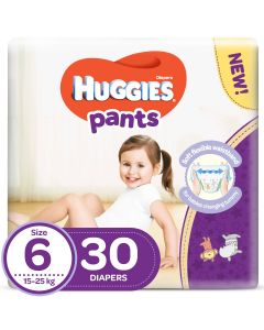 Huggies Pants size 6 15-22Kg 30 Diapers
