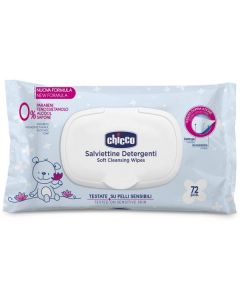 Chicco Baby Wipes with Flip Cover 72 Pieces