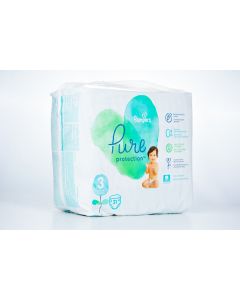 Pampers Pure Protection, Size 3, 6-10 kg, 31 Diapers