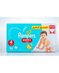 Pampers Pants, Size 4, Maxi, 9-14 kg, Jumbo Box, 84 Diapers