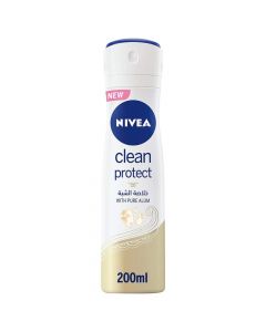 Nivea Deo Spray Female Clean Protect W Alum 200ML