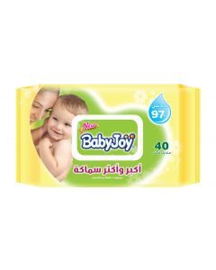 Baby Joy Wet Wipes Thicker&Larger 12X40 Wipes