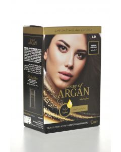 Sense Of Argan Hair Coloring Oil Supreme Chestnut 4.0-75ml