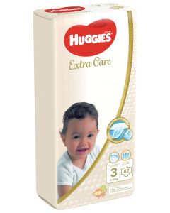 Huggies Extra Care 3 Value Pack 4-9 kg 42 Diapers