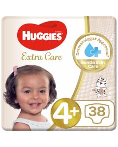 Huggies Extra Care 4+ Value Pack 10-16 Kg 38 Diapers