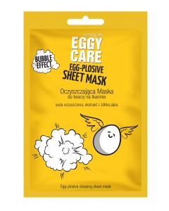 Marion Eggy care egg-plosive cleansing sheet mask with bubble effect