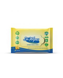 Dr Wipes Antibacterial Antiseptic wipes 20 pieces