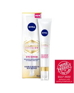 NIVEA Eye Serum, LUMINOUS 630 EVEN GLOW Reduces Appearance of Dark Circles, 15ml