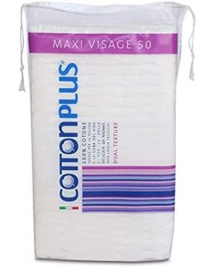 Cotton Plus Make Up Square Pads 50 Pcs Maxi Visage