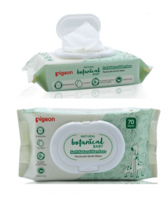Pigeon Botanical Baby Plant made Gentle Wipes 70 Pcs