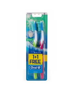 Oral-B 3D White Fresh 40 Medium Manual Toothbrush