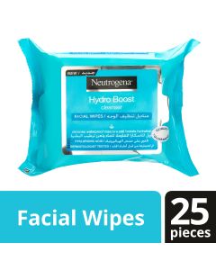 Neutrogena Hydro Boost Facial Wipes Cleanser 25 Wipes