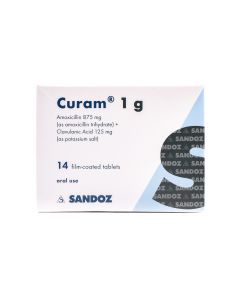 Curam antibiotic 1 Gm 14 Tabs