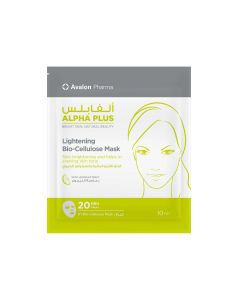 Avalon Alpha Plus Lightening Bio-Cellulose Mask 10 ml