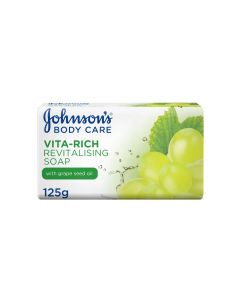 Johnson Vita-Rich revitalising Soap with grapeseed oil 125g