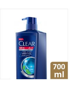 Clear Men's Anti-Dandruff Cool Sport Menthol Shampoo 700 ml