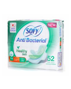 Sofy Slim Anti Bacteria, Large Sanitary Pads 29cm 52 Sanitary Pads