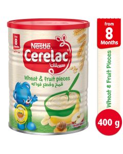 Nestle Cerelac Wheat & Fruit Pieces 400g