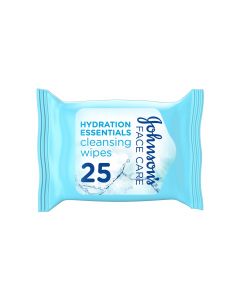 Johnson Hydration essentials cleansing wipes 25 wipes