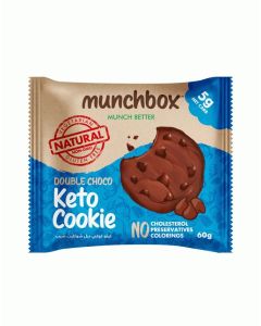 Munchbox Keto Cookie Double Chocolate Chip 60gm