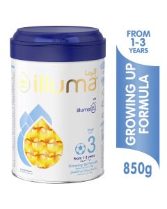 Wyeth Nutrition Illuma HMO مرحلة 2 ، 6-12 شهر سوبر بريميوم اتبع صيغة فورم للأطفال تين ، 850 جم