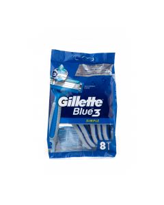 Gillette Blue 3 Simple 8 Disposable Razors Bag