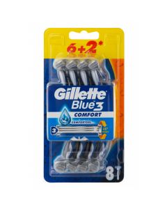 Gillette Blue 3 Blades 6 + 2 Free