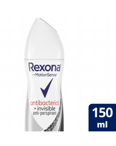 Rexona Deo Spray Women Antibacterial Invisible 150ml
