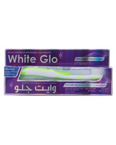 White Glo 2 In 1 with Mouthwash T.P 100 Ml + T.B