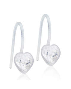 Blomdahl Earrings Fixed Heart Crystal MP