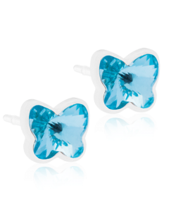 Blomdahl Earrings Butterfly Aquamarine MP