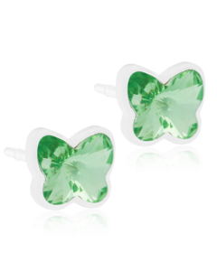 Blomdahl Earrings Butterfly 5MM Peridot MP